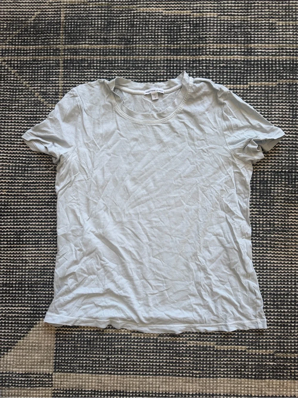 James Perse Light Blue Crewneck Tee - Picture 1 of 2